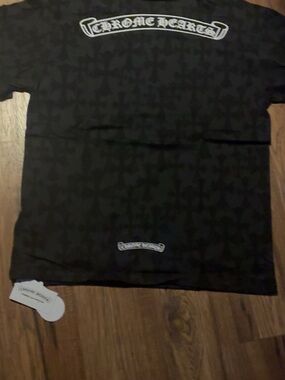 Chrome Hearts White and Black Brand Tag Graphic